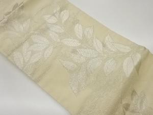 絽葉に実模様織出し名古屋帯